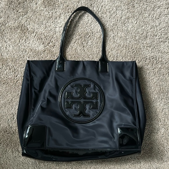 Tory Burch Patent Leather Ella Tote